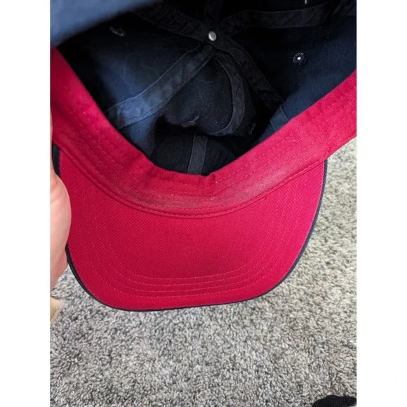 Hooters Pittsburgh Station Square Navy Blue Adjustable Dad Hat Falcon Headwear - Picture 3 of 4